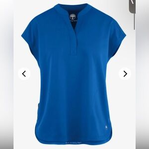 Healing Hands Purple Label Journey Women’s XS NWT Blue & Camo Scrub Top